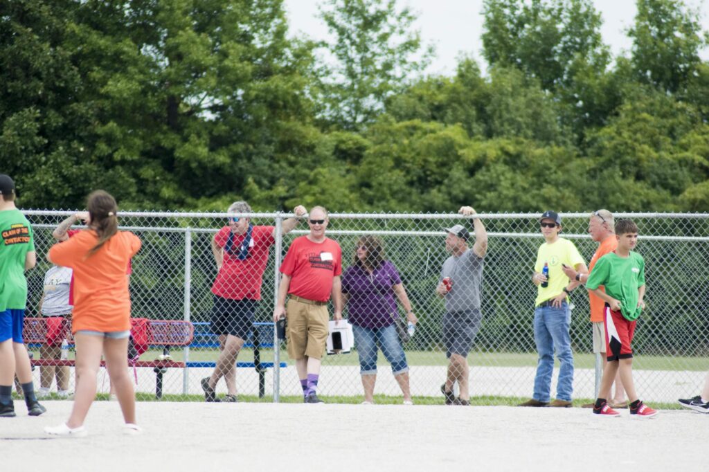 Randy Hayes manages the 2Tuff 2Talk wiffle ball tournament