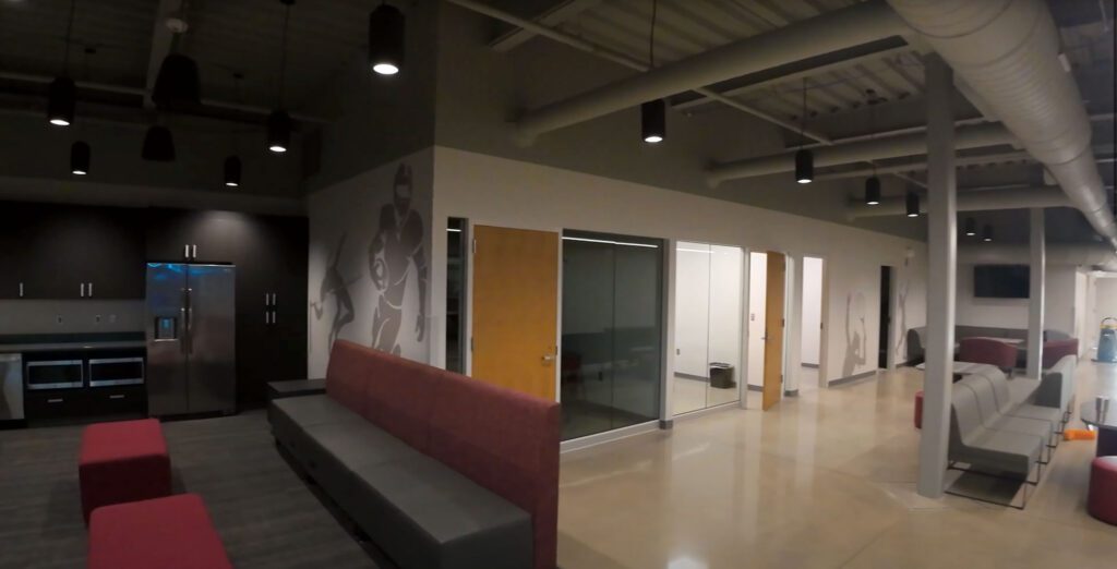 Interior of Rossford multi-use building
