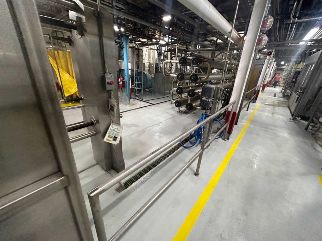 Heinz floor inside Fremont facility